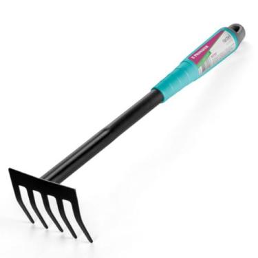 Imagem de Ancinho para Jardim Ponta em Aço Cabo de Plástico (PP) Texturizado - P