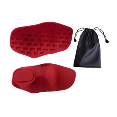 Imagem de simhoa Ginásio para levantar luvas de treino de levantamento de peso para homens mulheres portátil Silicone Gym Greps sem dedos para esportes de trança, Saco com Cordão