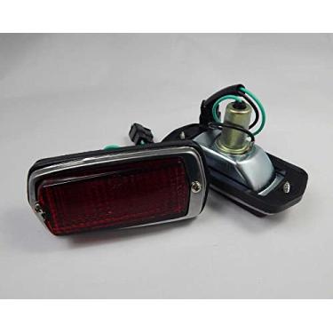 Imagem de Motorstorex - Conjunto de par de lâmpadas de luz de marcador de lente vermelha para Nissan Datsun 510 120Y 280Z 240Z 260Z S30 B210 1968–1973