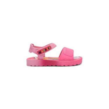 Imagem de Sandália Infantil Mini Melissa Baby Colors Feminino, Rosa, 25