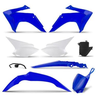 Imagem de Kit plástico crf 230 2015 + number plate - PRO TORK, AZUL, Único