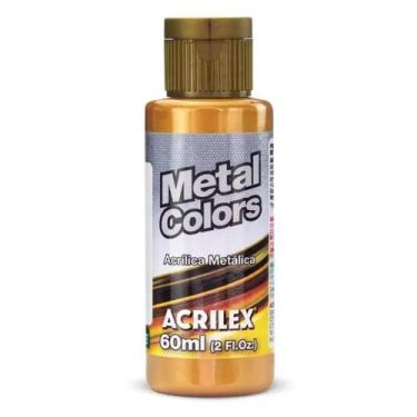 Imagem de 60ml Tinta Metal Colors Acrilex Acírilica Metalica - Escolha A Cor + N