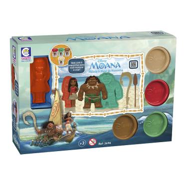 Imagem de Kit Massa de Modelar Moana e Maui Disney - Cotiplás