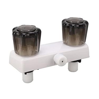 Imagem de Phefop Kit de Montagem do Avaliador Válvula de Chuveiro para Motorhomes para Motorhome - Operação Suave - Pressão e Temperatura água ABS Aplicável Robusta Robusta (Branco)