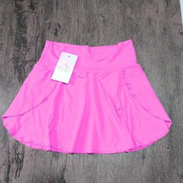 Imagem de Saia tapa bumbum academia - MARISLOIRO, Rosa, GG