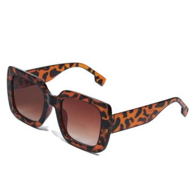 Imagem de Óculos De Sol Feminino Quadrado Luxo Da Moda Blogueira Envio Imediato 