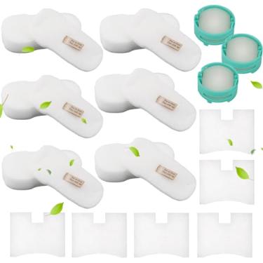 Imagem de Substituição de filtro HZ702 compatível com aspirador de odor Shark HZ700 HZ702 QS175QBL QS175QGN PowerFins HairPro, parte XPMFHZ2000 XFFKHZ2000, 3 cartuchos, 6 filtros de espuma e feltro e 6 filtros