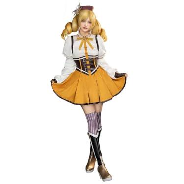 Imagem de Micotaku Puella Magi Madoka Magica Mami Tomoe Women's Cosplay Battle Costume