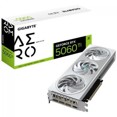 Imagem de Placa de Video Gigabyte Geforce RTX 5060 TI Aero OC 8GB GDDR7 128 BITS