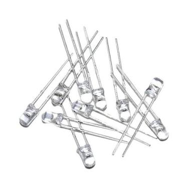 Imagem de 100pcs Diodos LED De 3mm Ultra Brilhantes Multicoloridos Branco Quente