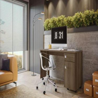 Imagem de Mesa para computador Lisboa imbuia toque bp - Mais de Casa