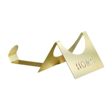 Imagem de Generic Suporte para vinho, expositor, único, moderno, minimalista, acessórios, suporte de armazenamento, mesa, para vinho, para sala de jantar, porão, casa, Ouro