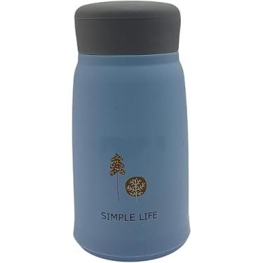 Imagem de Garrafa de Vidro e Plástico, 350ml, Azul