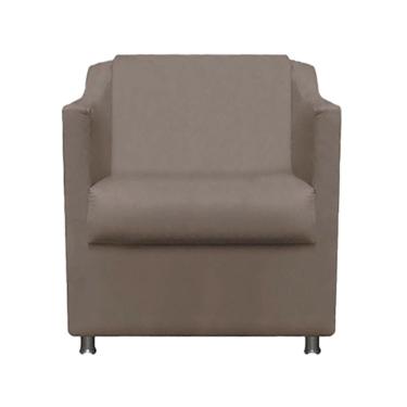 Imagem de Poltrona Bia Decorativa Reforçada Recepção Clinica Salão Sala De Estar Suede