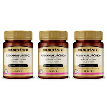 Imagem de Kit 3 Un - Acido Hialuronico Vitamina C E Zinco Dr Botanico