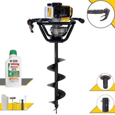 Imagem de Perfurador De Solo Profissional Completo Lynus PSL-517 À Gasolina 2T 5