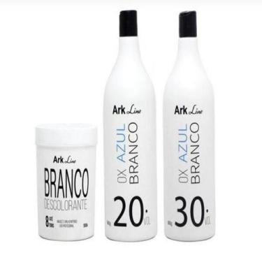 Imagem de Pó Descolorante Branco 500G + 2 Ox ul Branco - Ark line