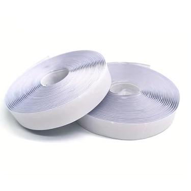 Imagem de Faixa de gancho adesiva, fita de gancho de nylon para portas de tela de casa, vedação de janela, instalação de parede, 2,5 cm x 5 m, preto