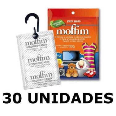 Imagem de Kit Desumidificador Antimofo Moffim 110g Gaveta Guarda Roupa, 30