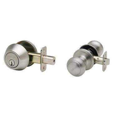 Imagem de Fechadura de porta Copper Creek DB2410SS Deadbolt e botão CK2020SS