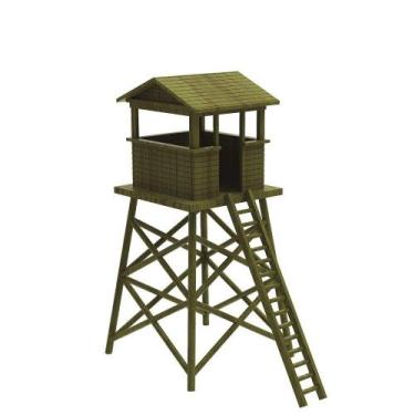 Imagem de Kit de construção de modelos KILOKITS WWII Military Watchtower 1:72