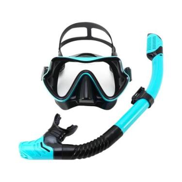 Imagem de Máscara de Mergulho Profissional para Adultos - Snorkel com Silicone A