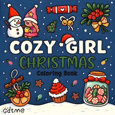 Imagem de Livro De Colorir De Natal Para Meninas Brinquedos Educativos Montessor