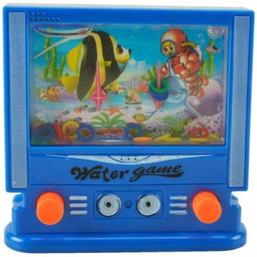Imagem de 04 Aquaplay Agua Argolas Brinquedo Classico 02 Botoes Oceano