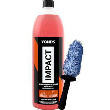 Imagem de Escova de microfribra para furo de rodas + shampoo flotador desengraxante Impact Vonixx