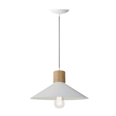 Imagem de lustre Luminária Pendente de teto Panamá Quarto Sala Cozinha (Branco)