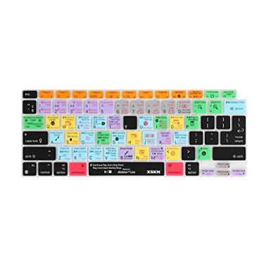 Imagem de XSKN Capa de silicone para teclado Shortcuts and Language Series compatível com MacBook Air de 13,3 polegadas lançado em 2020 A2179 A2337 M1 Chip com Touch ID (versão UE e EUA Ableton Live)