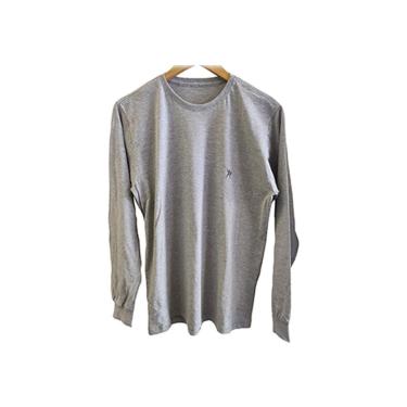 Imagem de Camisa Básica Manga Longa 100% algodão com elástico nos punhos-Masculino