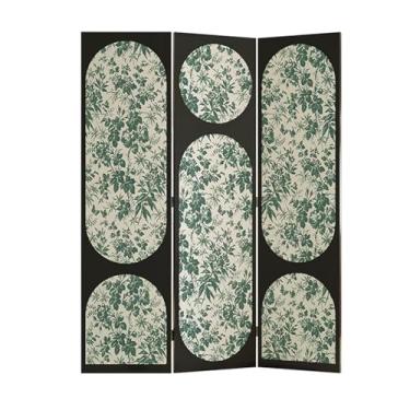 Imagem de Divisória de sala de 3 painéis, tela dobrável de privacidade, tela de parede divisória de sala de tecido espesso de 1,8 m, separação independente de madeira para quarto, escritório doméstico (altura