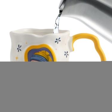 Imagem de Canecas De Café Fofas - Cerâmica Resistente ao Calor Decoração Estética para Escritório,Canecas De Cafe Cha Originais - Para Café Chá Leite Suco Presente Casa Escritório Escola