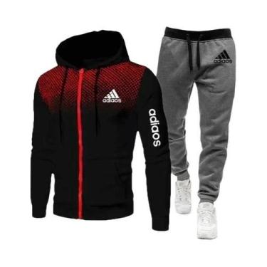 Imagem de Conjunto De Moletom Masculino Para Academia, Moda Esportiva, Roupas Pa