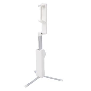 Imagem de Asixxsix Selfie Stick, tripé de Telefone Extensível de 26,77 Polegadas Com Controle Remoto Sem Fio, Rotação de Eixo Duplo de 360, Tamanho de Bolso para Vlogging de Viagens (Branco)