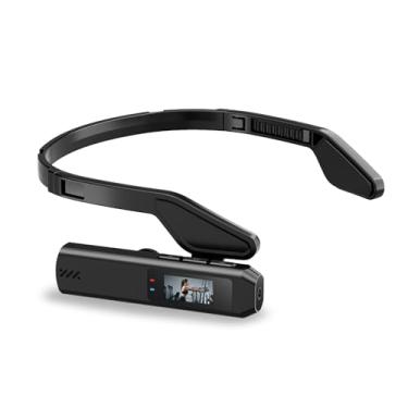 Imagem de Fabater Câmera Montada na Cabeça, Filmadora Com Câmera de Vídeo WiFi Vestível de 2,7K 30FPS, Filmadora Anti-vibração para Gravação de Vídeos Vlog, Lente Grande Angular de 110°