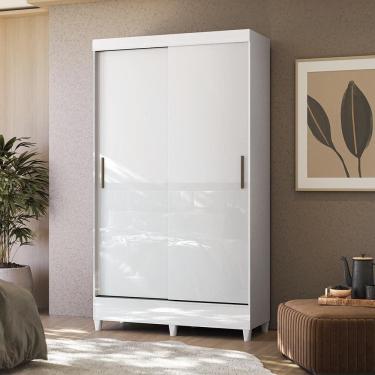 Imagem de Guarda-roupa Santos Andirá Fit 2 Portas 106,6 Cm De Largura Branco
