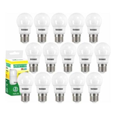 Imagem de 15 Lâmpada Bulbo Led Tkl 30 4,9w Taschibra Luz Quente 3000k