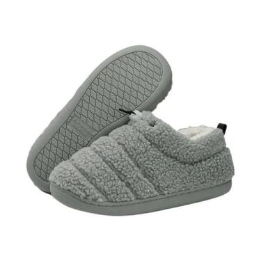 Imagem de Chinelos De Inverno Femininos Quentes E Longos De Pelúcia, Confortávei