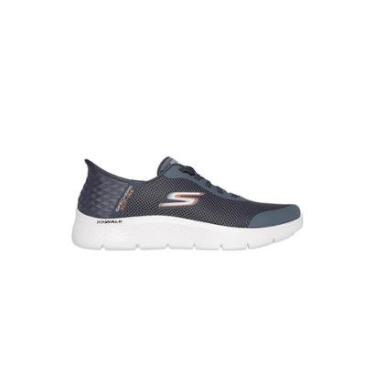 Imagem de Tênis Skechers Go Walk Flex Slip-Ins 216324 Cinza-Masculino