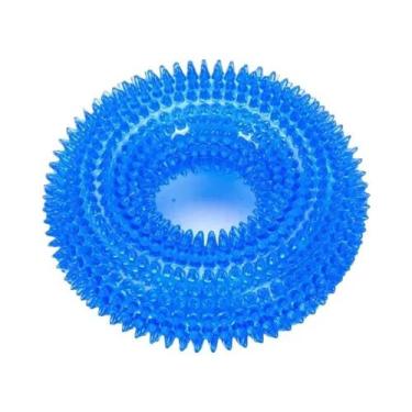 Imagem de Brinquedo Durável Para Cães Com Som, Anel De Borracha TPR Natural Para