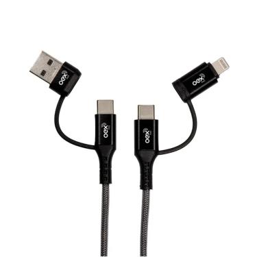 Imagem de Ce303 Cabo Type-C 4 em 1: Type-C/Type-C USB/Type-C USB/Lightning Type-C/Lightning