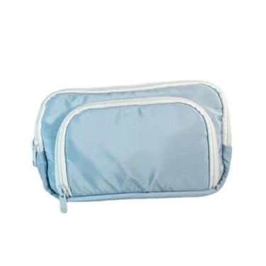 Imagem de Estojo de lápis genérico, tecido de memória de grande capacidade, azul