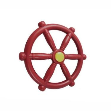 Imagem de Parque infantil de plástico com volante de navio pirata para crianças 