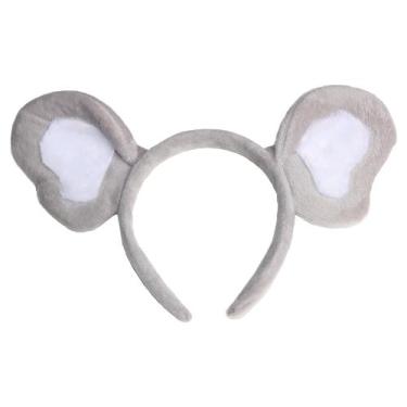 Imagem de Bandana Tequise Koala Ears Headband cinza para adultos e crianças