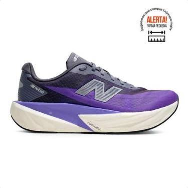 Imagem de Tenis New Balance Fuelcell Rebel V5 Feminino, 38, Roxo, Cinza