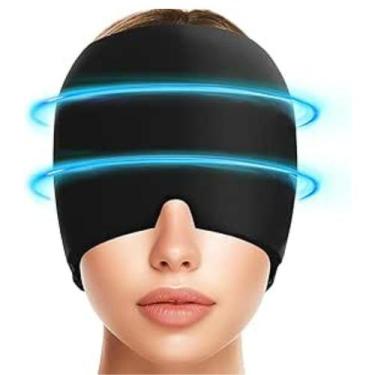 Imagem de Touca em Gel Terapêutica Compressora Manta Térmica Ajustável Máscara G