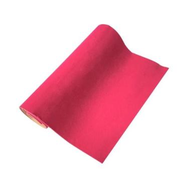 Imagem de Folhas Adesivas De Tecido De Veludo Com Cola Para Artesanato, Forro De