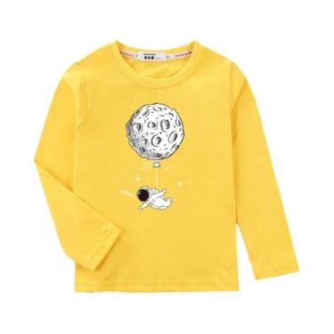 Imagem de Camiseta De Astronauta Para Meninos, Manga Comprida, Primavera, Outono